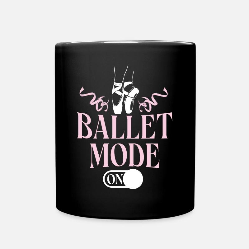 Ballet Dancer Dance Girl Ballerina - Tasse einfarbig - Schwarz