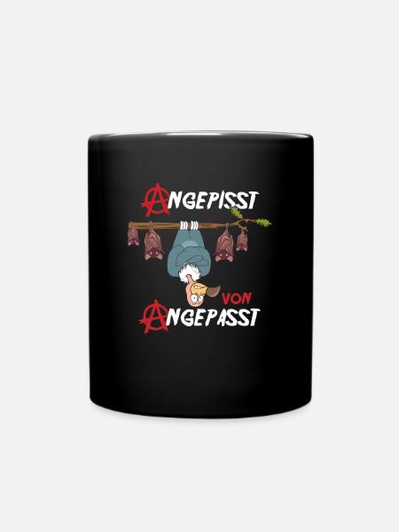Angepisst von Angepasst Be Different Aasgeier - Tasse einfarbig - Schwarz