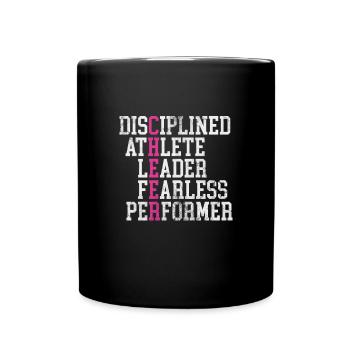 Cheerleader Cheerleading Sport Gymnastics Gift - Full Colour Mug - black - Front