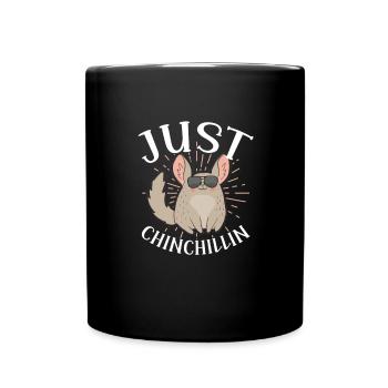 Chinchilla - Tasse einfarbig - Schwarz - Vorne