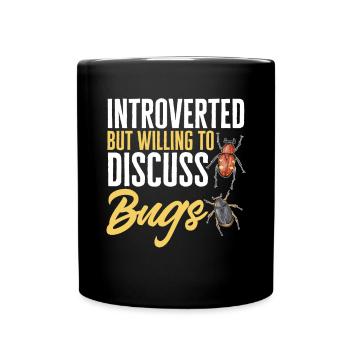 Insect collectors, insects, beetle lovers, entomologists - Full Colour Mug - black - Front