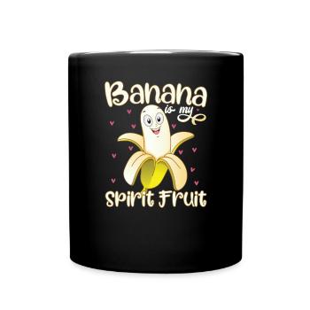Funny Banana Lover - Full Colour Mug - black - Front