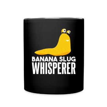 Chuchoteur de limaces de banane - Mug uni - noir - Devant