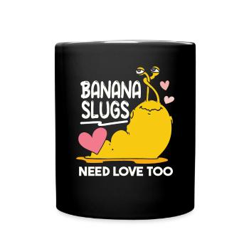 Les limaces de banane ont aussi besoin d’amour - Mug uni - noir - Devant