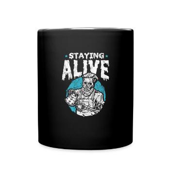 Coffee Halloween - Full Colour Mug - black - Front
