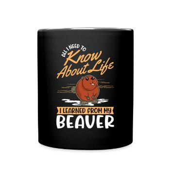 Castor Cadeau Castor Barrage Castor - Mug uni - noir - Devant