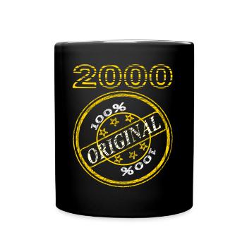 Année 2000 né anniversaire fêter son 23e anniversaire - Mug uni - noir - Devant