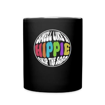 Riechen wie ein Hippie Seife - Hippie-Kostüm - Tasse einfarbig - Schwarz - Vorne