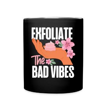 Soins de la peau d’esthéticienne agréée mignonne - Mug uni - noir - Devant