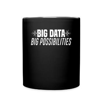 Internet Of Things IOT Programmer Admin IT - Full Colour Mug - black - Front