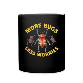 Collectionneurs d’insectes, insectes, amateurs de coléoptères, entomologistes - Mug uni - noir - Devant