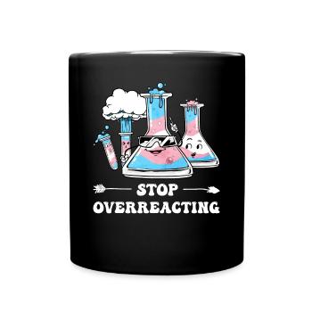 Enseignante en sciences transgenres - Mug uni - noir - Devant