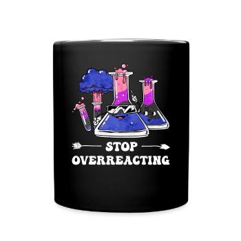 Gender Fluid Pride Flag Professeur de chimie - Mug uni - noir - Devant