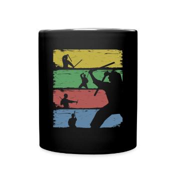 Arnis Balintawak Escrima Kampfkunst - Tasse einfarbig - Schwarz - Vorne