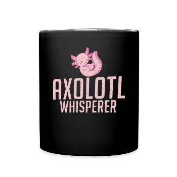 Axolotl Liebhaber Geschenke - Tasse einfarbig - Schwarz - Vorne