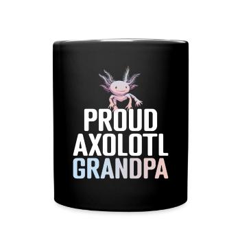 Axolotl Liebhaber Geschenke - Tasse einfarbig - Schwarz - Vorne