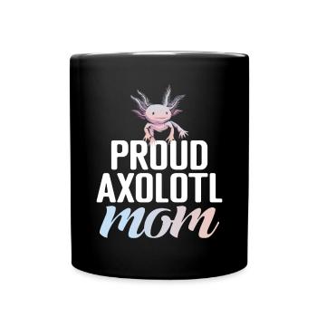 Axolotl Liebhaber Geschenke - Tasse einfarbig - Schwarz - Vorne