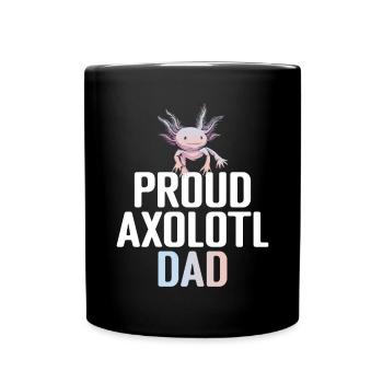 Axolotl Liebhaber Geschenke - Tasse einfarbig - Schwarz - Vorne