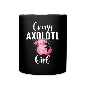 Axolotl Liebhaber Geschenke - Tasse einfarbig - Schwarz - Vorne