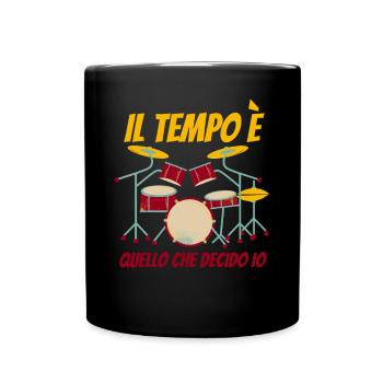 Il Tempo Quello Che Decido Io Strumento Rocknroll - Tasse einfarbig - Schwarz - Vorne