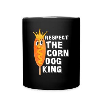 Corn Dog King - Full Colour Mug - black - Front