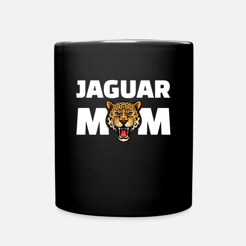 Jaguar Mom Mama - Tasse einfarbig - Schwarz