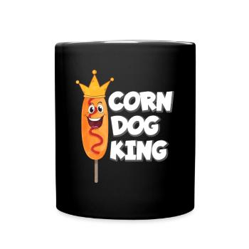 Corn Dog King - Full Colour Mug - black - Front