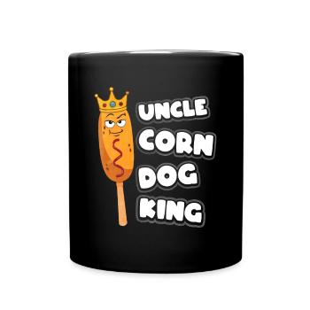 Corn Dog Uncle - Full Colour Mug - black - Front