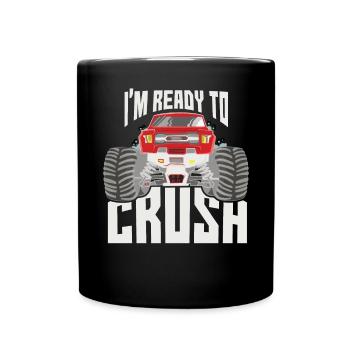 Im Ready To Crush - Tasse einfarbig - Schwarz - Vorne