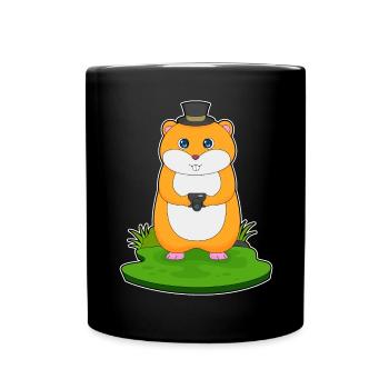 Hamster Photographe Appareil photo - Mug uni - noir - Devant