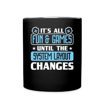 Insurance Salesman Insurance Agent - Full Colour Mug - black - Front