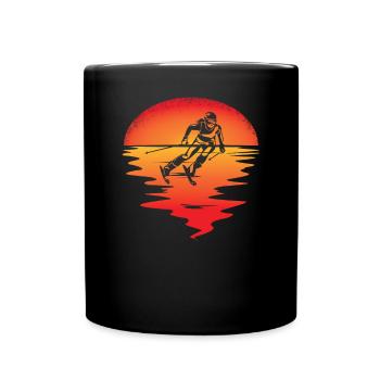Ski accessories for skiers - Full Colour Mug - black - Front