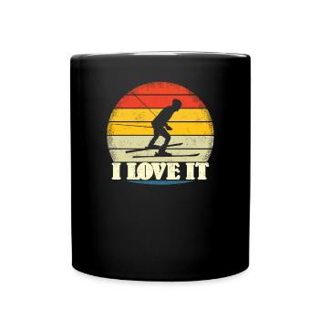 Accessoires de ski pour skieurs - Mug uni - noir - Devant