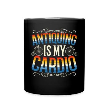 Antiquing Antique Lover Antique Hunting Antiquer - Full Colour Mug - black - Front