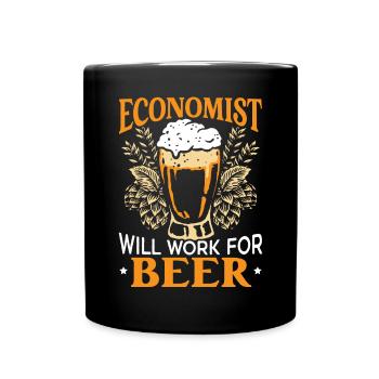 Économiste Professeur d’économie Profession Économie - Mug uni - noir - Devant