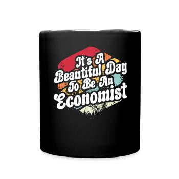 Économiste Professeur d’économie Profession Économie - Mug uni - noir - Devant
