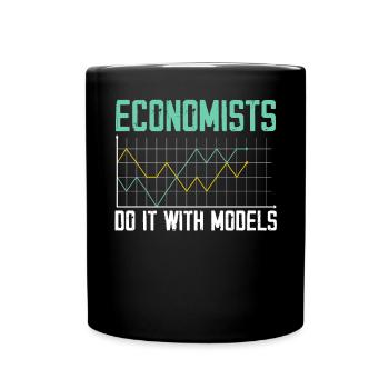 Economist Economics Teacher Job Profession Economy - Full Colour Mug - black - Front
