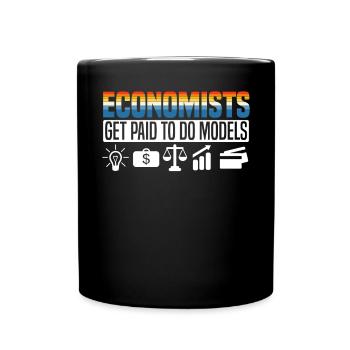 Economist Economics Teacher Job Profession Economy - Full Colour Mug - black - Front