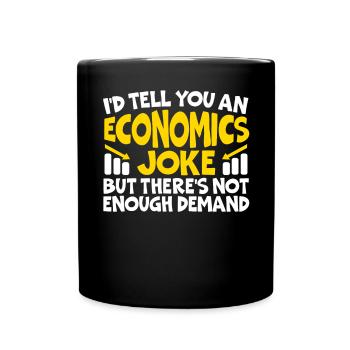 Économiste Professeur d’économie Profession Économie - Mug uni - noir - Devant
