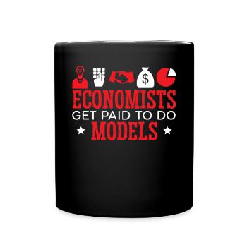 Economist Economics Teacher Job Profession Economy - Full Colour Mug - black - Front