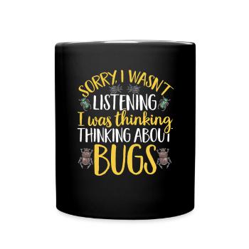 Collectionneur d’insectes Insectes, Amateur de coléoptères, Entomologiste - Mug uni - noir - Devant