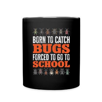 Collectionneur d’insectes Insectes, Amateur de coléoptères, Entomologiste - Mug uni - noir - Devant