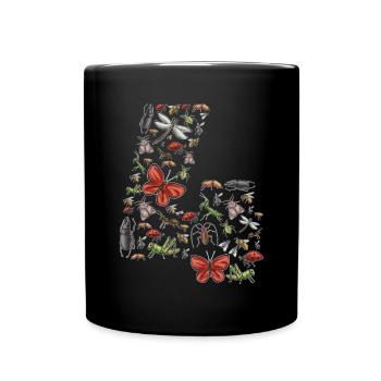 Insect collectors, insects, beetle lovers, entomologists - Full Colour Mug - black - Front