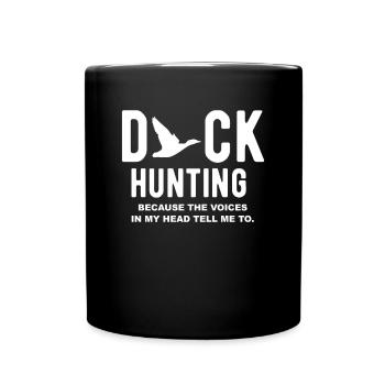 Chemise de chasse au canard Cadeau Chasse au canard - Mug uni - noir - Devant