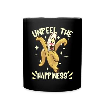 Décortiquez le bonheur - Mug uni - noir - Devant