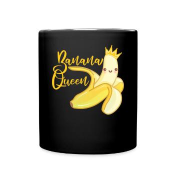 Banane Femmes Fruit - Mug uni - noir - Devant