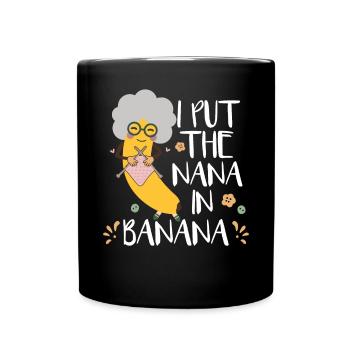 Nana Banane Mamie - Mug uni - noir - Devant