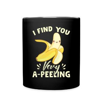 Je vous trouve très a-peeling - Mug uni - noir - Devant