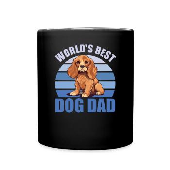 Les meilleurs chiens du monde Daddy Cute Cocker Spaniel - Mug uni - noir - Devant