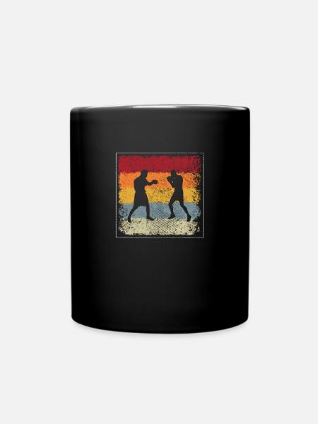 Boxen Retro - Tasse einfarbig - Schwarz